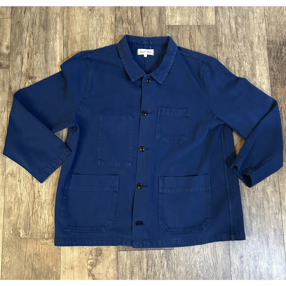 Alex Mill Britt Denim Women’s Work Jacket Black XXL 2XL Oversized Vintage Style - Picture 3 of 13